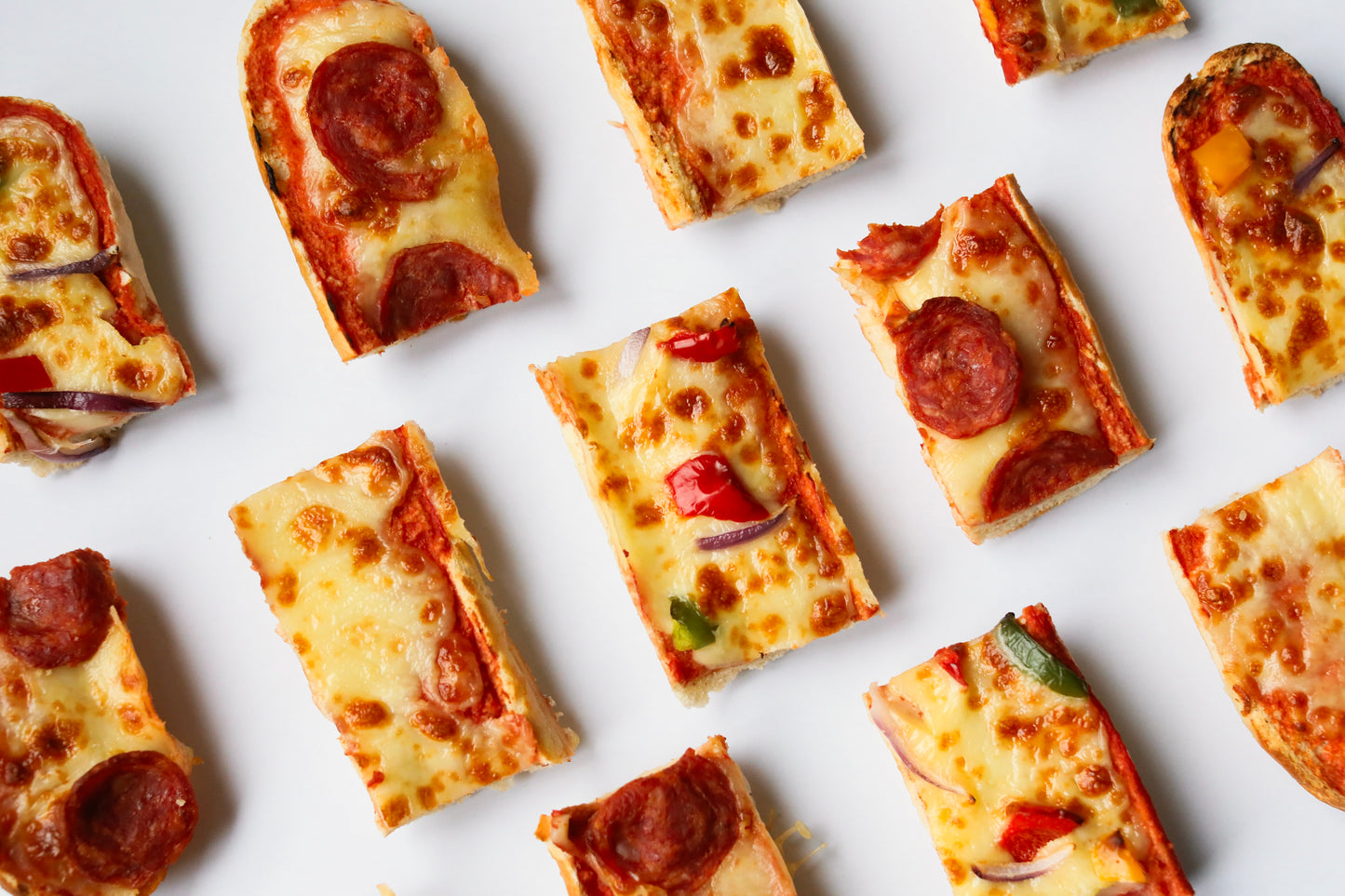 Pizza Baguette Mixed - 24 Pieces
