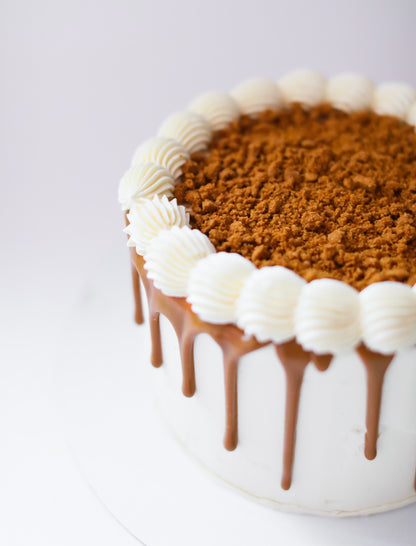 Lotus Biscoff Celebration Cake