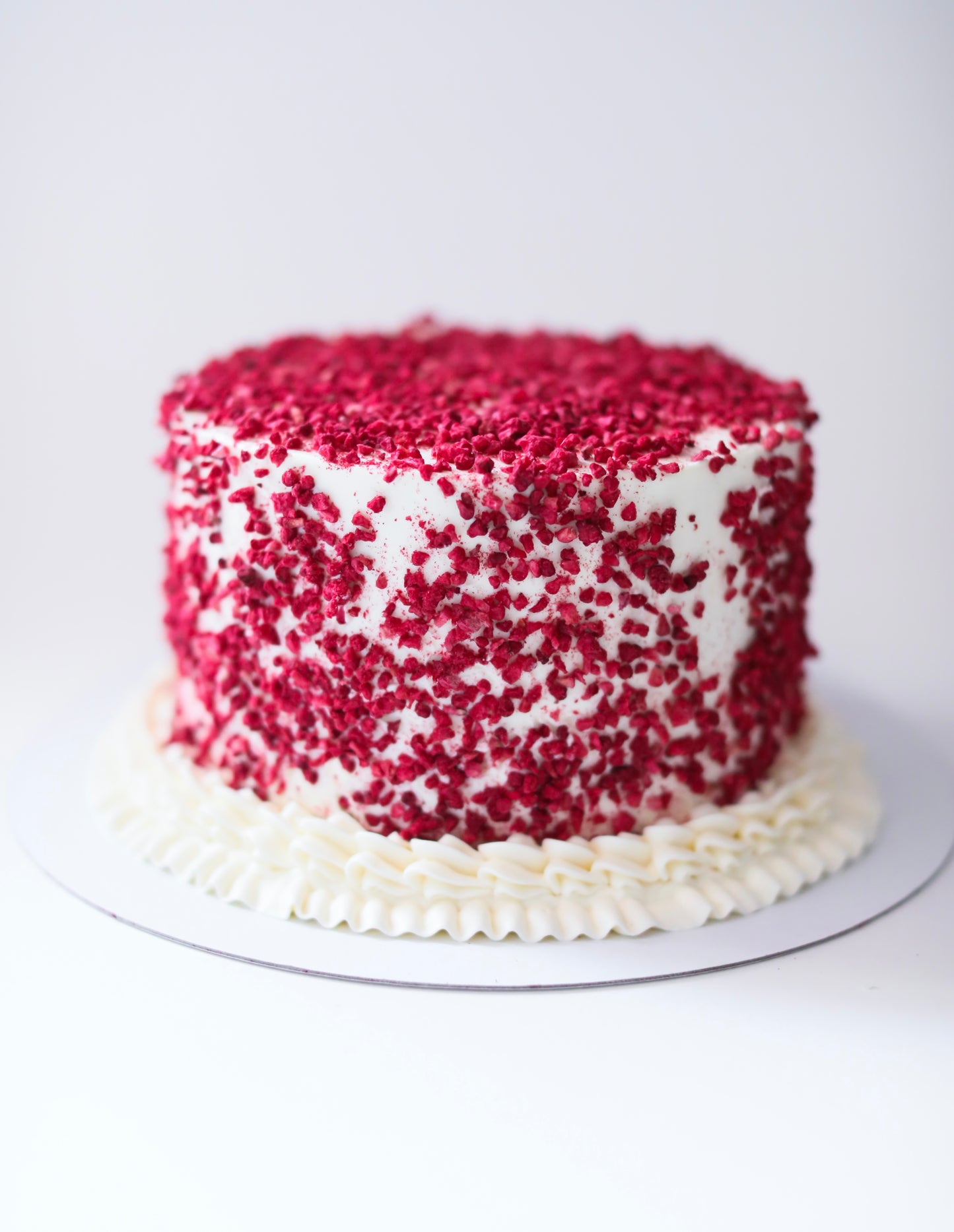 White Chocolate & Raspberry Celebration Cake