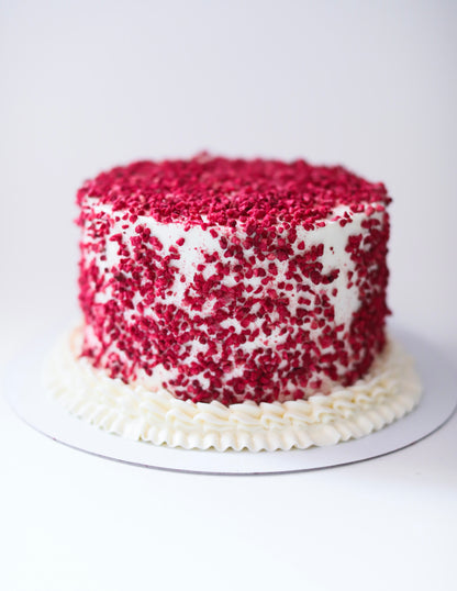 White Chocolate & Raspberry Celebration Cake